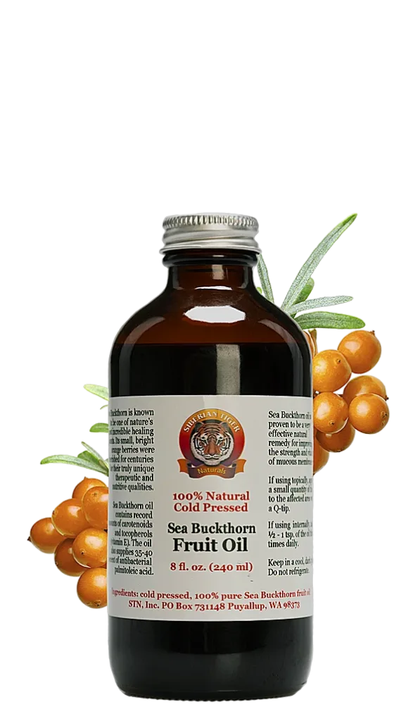 Siberian Sea Buckthorn Oil - 8 oz. (240 ml) bottle